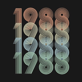 Vintage 1988 32nd Birthday Men Women T-Shirt