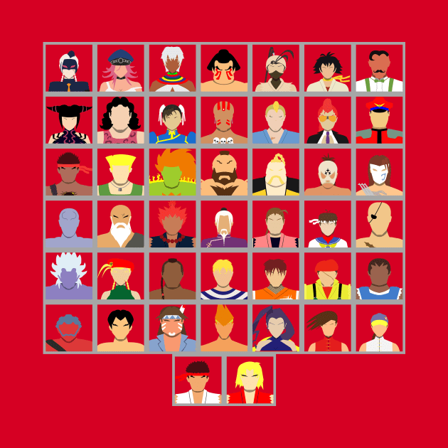 Select Your Character - Ultra Street Fighter 4 (Square) by MagicFlounder