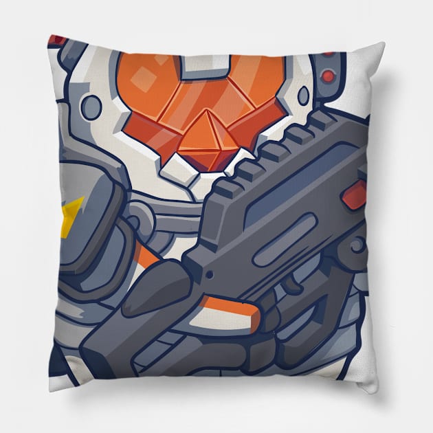 Trooper X - Heroes of Kinguin Pillow by Kinguin