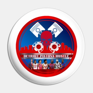 Detroit Pistons Hustle Pin