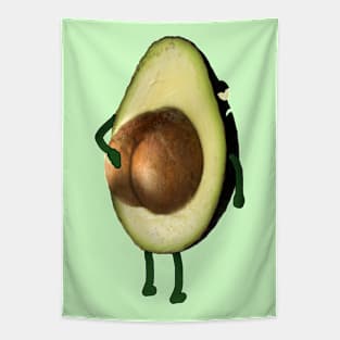 Avocado Seed Butt Funny Gag Gift Tapestry