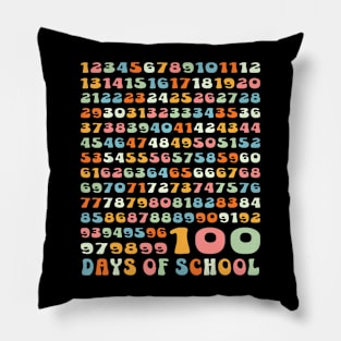 100 Days Math Numbers 100Th Day Of School Teacher Kids Pillow