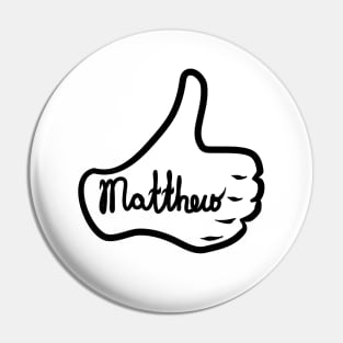 Men name Matthew Pin