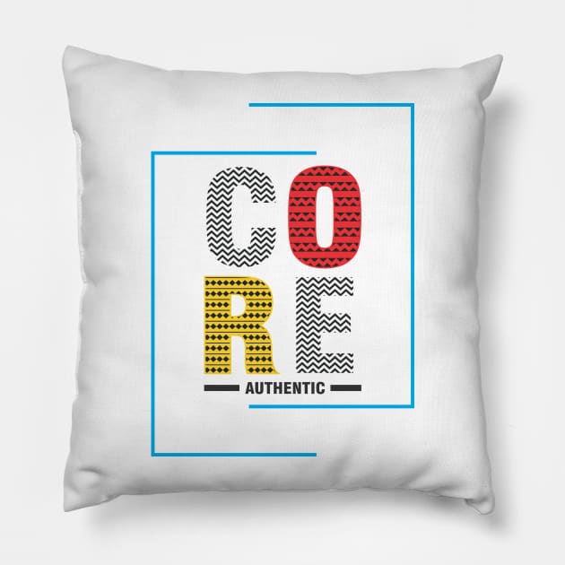 core Pillow by CreativeIkbar Prints