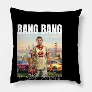 49 ers football illustration design Pillow