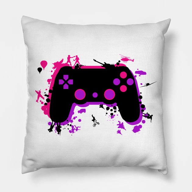 Rizo PS4 Pillow by AngoldArts