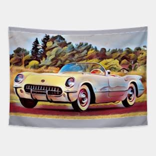 Classic Chevy Corvette C1 Tapestry