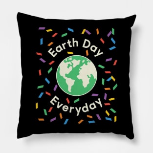 Earth Day Everyday Funny Mother Science Gift Love Women Men Boys Girls Pillow