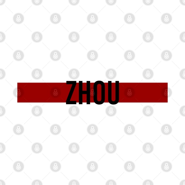 Guanyu Zhou Driver Name - 2022 Season #4 by GreazyL