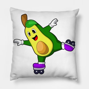 Avocado Inline skating Roller skates Pillow