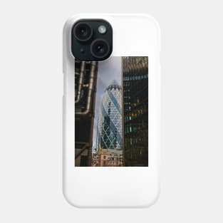 30 St Mary Axe The Gherkin London England Phone Case