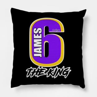 The King James Tshirt Design Idea Pillow