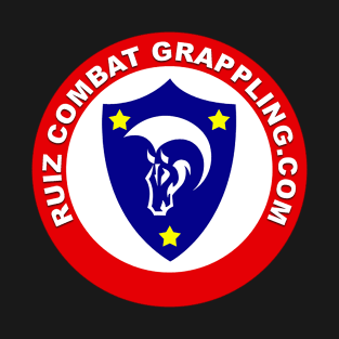 Ruiz Combat Grappling (Front Logo, Back Text) T-Shirt