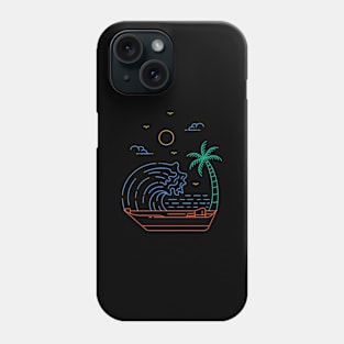 Against The Waves Phone Case