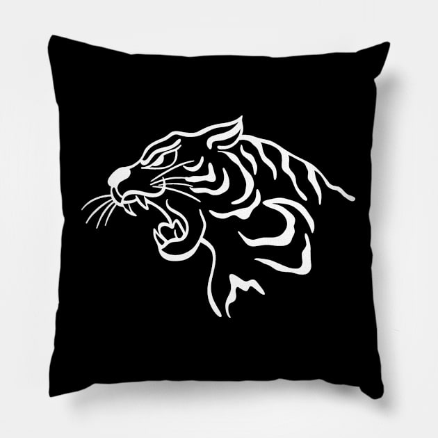 Year of the Tiger Pillow by valentinahramov