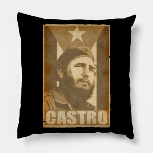 Fidel Castro Propaganda Poster Pillow