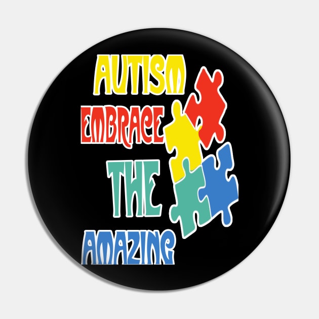 Autism Awareness T-ShirtAutism Amazing Cute Funny Colorful Shirt Pride Autistic Adhd Aspergers Down Syndrome Cute Funny Motivational Inspirational Gift Idea T Pin by SamaraIvory