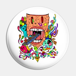 Feed Me Cup Cakes Pin