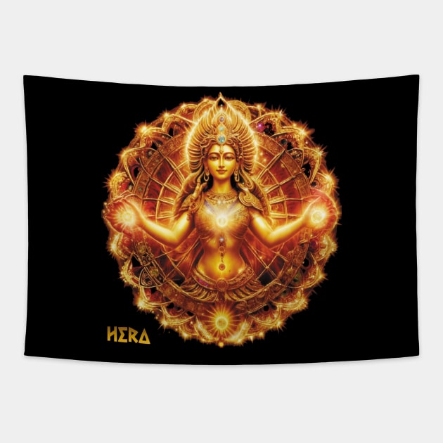 Hera's Mandala Tapestry by ThinkArtMx