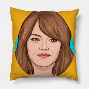 Emma Stone Pillow