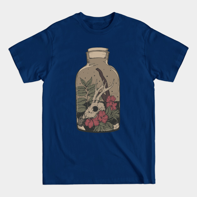 Skull in a jar - Terrarium - T-Shirt