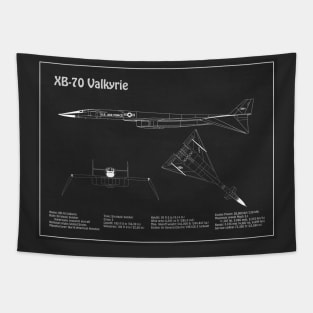 XB-70 Valkyrie Strategic Bomber - PD Tapestry