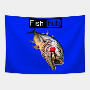 Fish hub giant trevally Tapestry