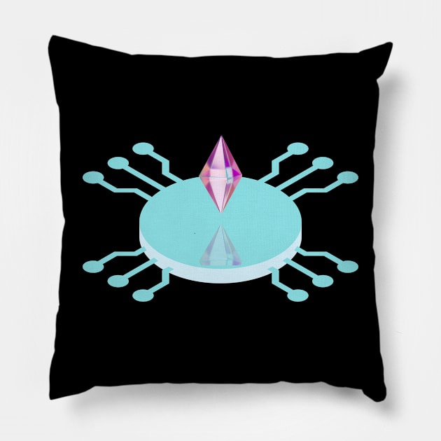 Crystalmodule Pillow by M.Y