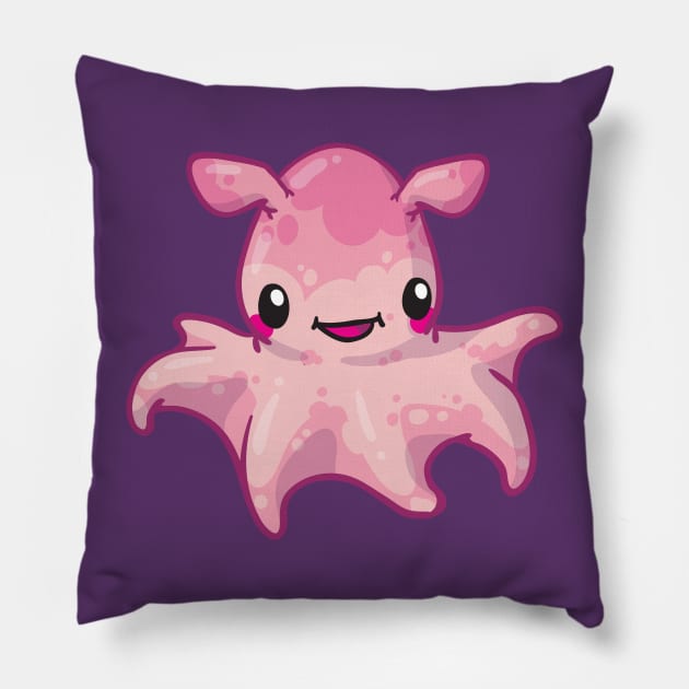 Flapjack Octopus Pillow by bytesizetreasure