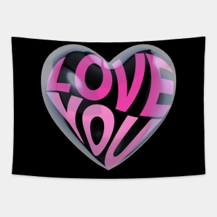 Love Heart Balloon | Valentine | lovely couple Tapestry