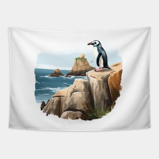 Galapagos Penguin Tapestry