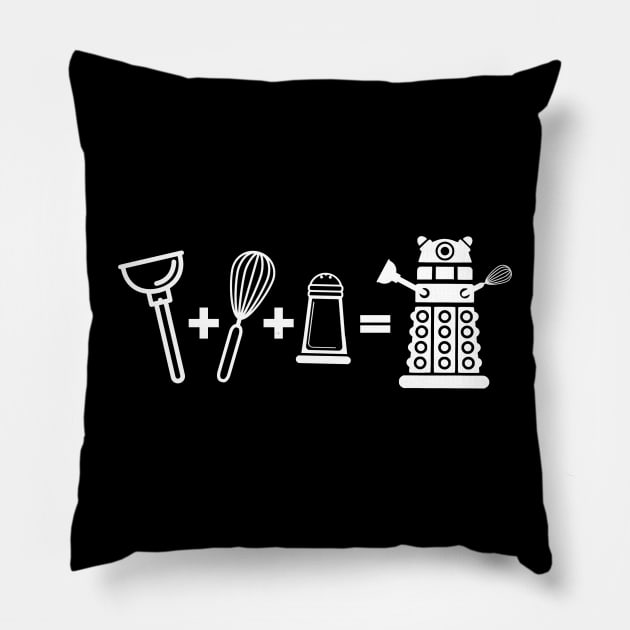 The Dalek Equation Pillow by tone