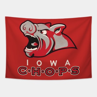 Defunct Iowa Chops Hockey Team Tapestry