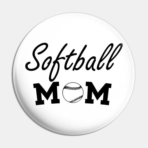 Softball Mom, Sports Mom, Softball, Mom, Mama, Biggest Fan, Gift for Mom Pin by FashionDesignz