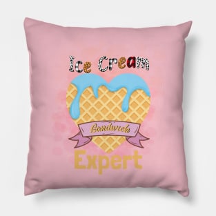 Ice Cream Expert Pillow