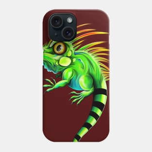 Fat lil iguana Phone Case