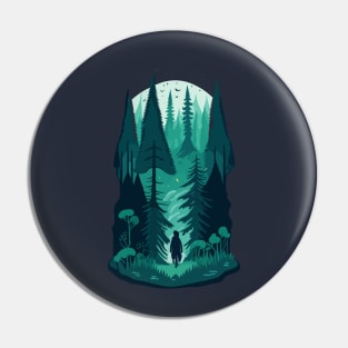 Walk Through a Magic Forest Pin