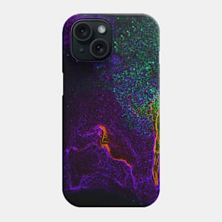 Black Panther Art - Glowing Edges 150 Phone Case