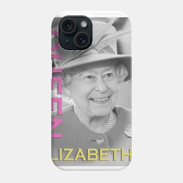 queen elizabeth ii portrait Phone Case by Suva