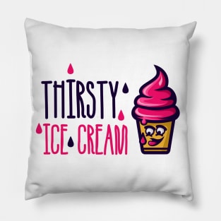 Thirsty Ice Cream Pillow