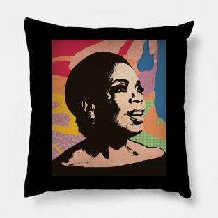 Vintage Poster - Oprah Winfrey Style Pillow