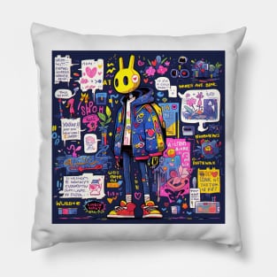 Mystical Doodle Meditator Pillow