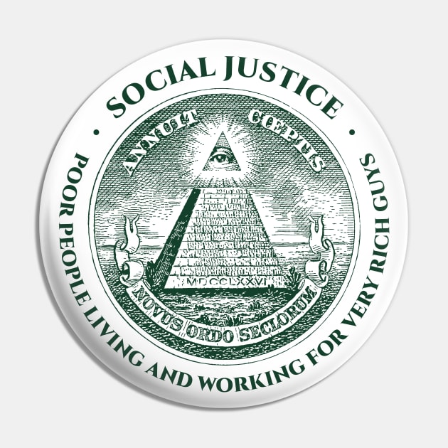 social justice Pin by Supertrooper