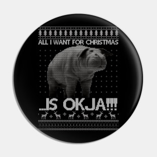 All I Want For Christmas Is OKJA Knit Pattern Pin