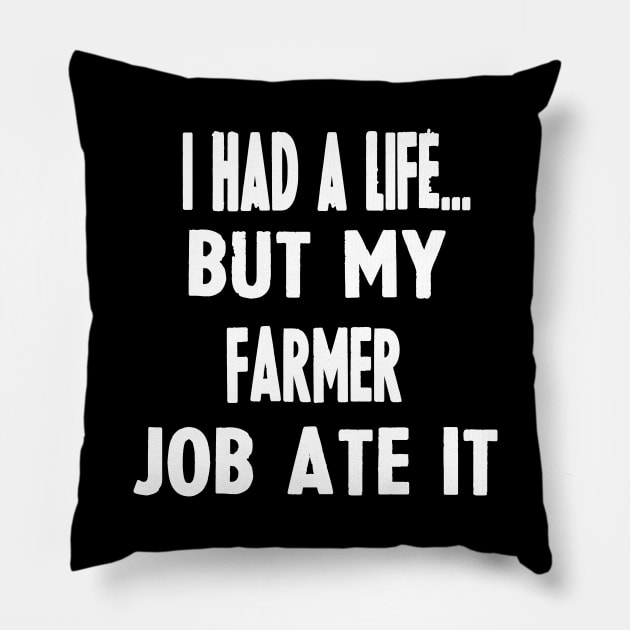 Funny Gifts For Farmers Pillow by divawaddle