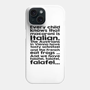 FALAFEL DAY Song Phone Case