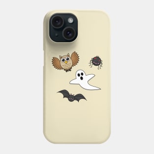 Kawaii Creepy Night Creatures Set Phone Case