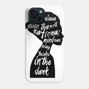 Woman in black Phone Case