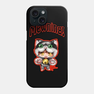 Cat Mewning Phone Case