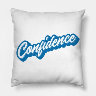 Confidence Script Pillow